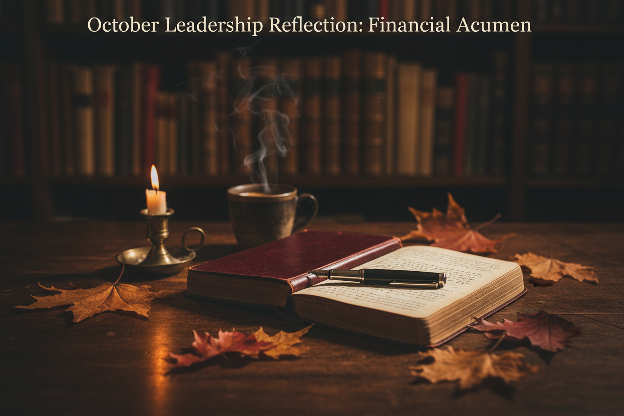 October Leadership Reflection: Financial Acumen