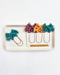 3 Pack Mini Macrame Bookmarks, Handmade Cotton Fiber Art, view 6