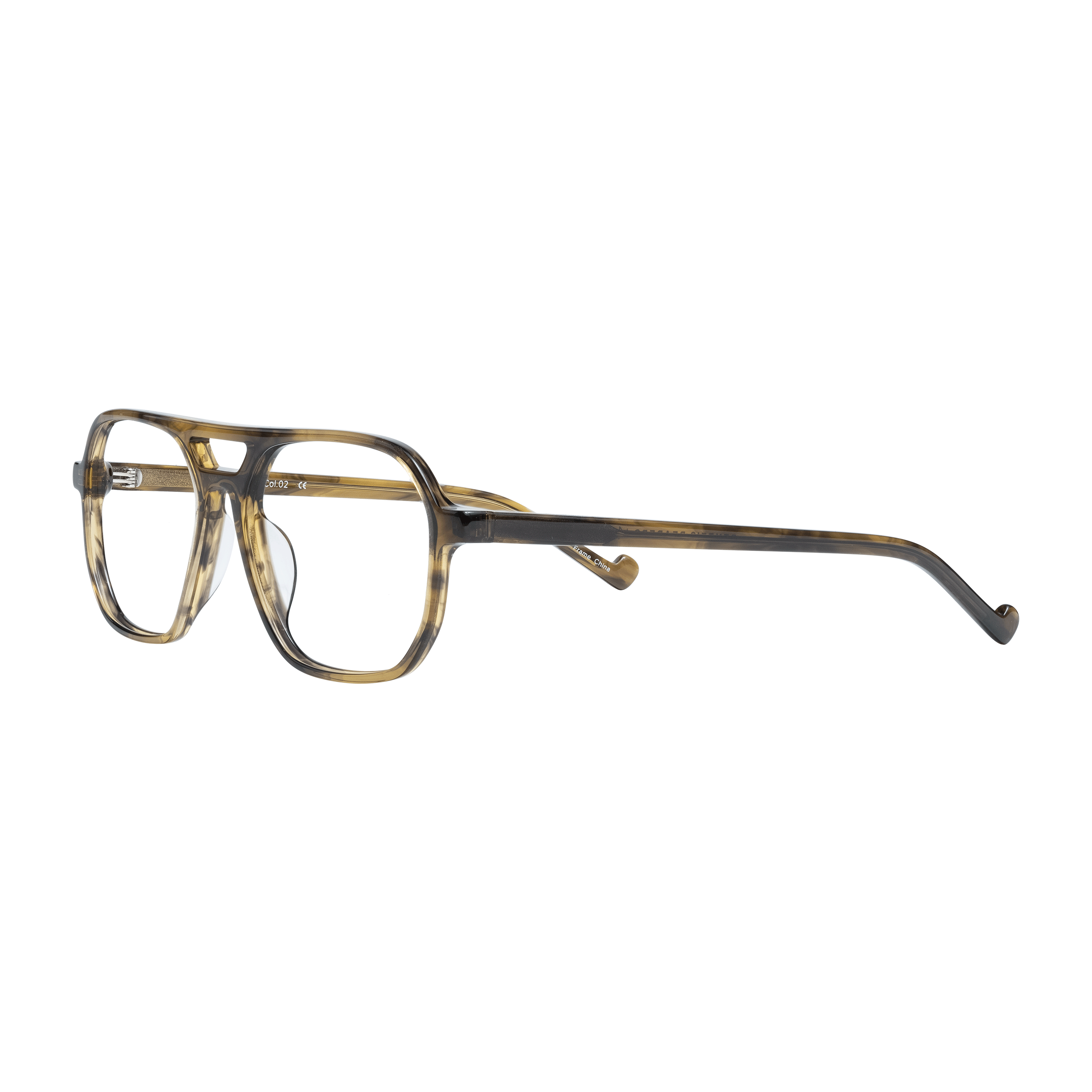 Ellis Aviator Photochromic Reading Glasses in Cedar and Charcoal, view 3