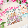 Holiday Book Club Bookstore canvas tote bag