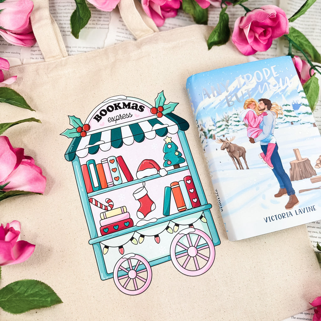 Bookmas Express canvas tote bag