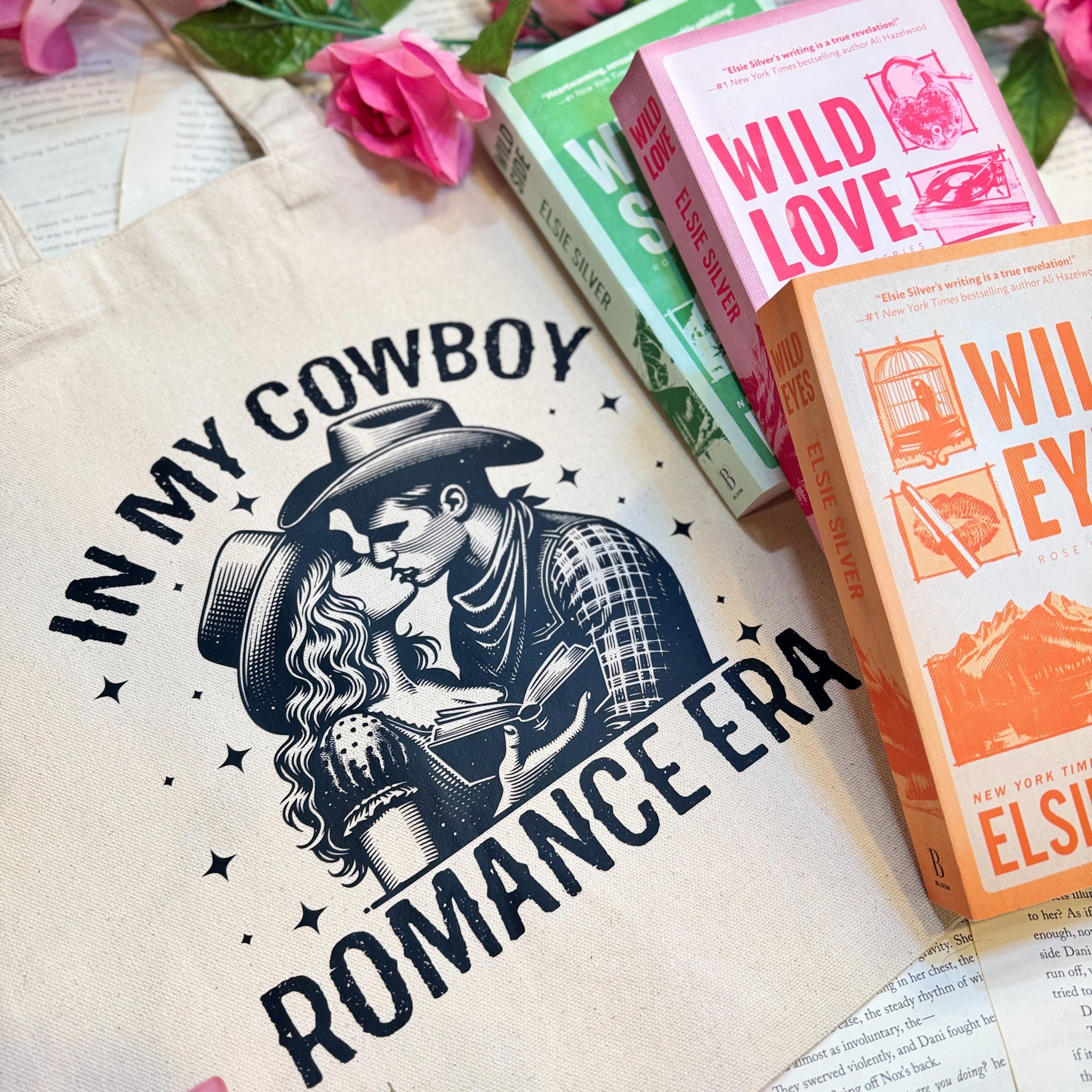 In My Cowboy Romance Era (Couple) canvas tote bag, view 2