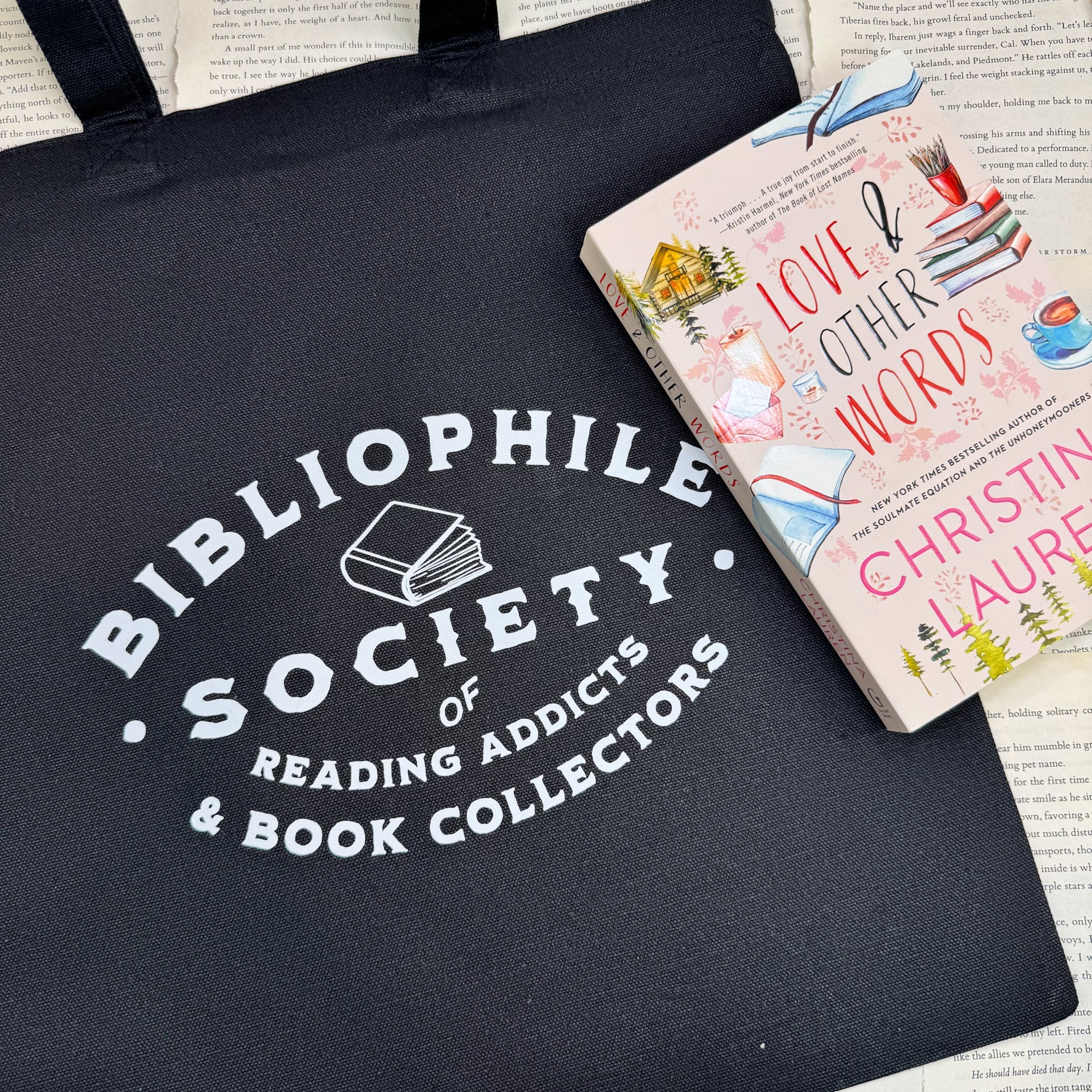 Bibliophile Society canvas tote bag, view 5