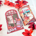 Cozy Autumn Reading Nook canvas tote bag