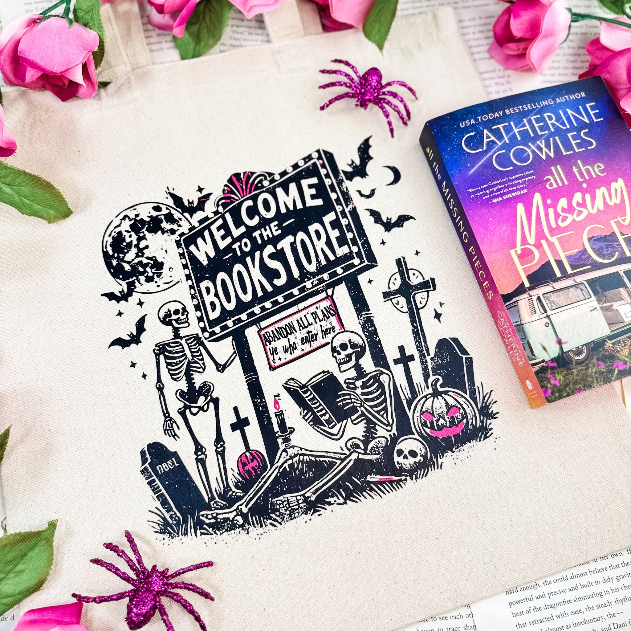 Welcome To the Bookstore canvas tote bag