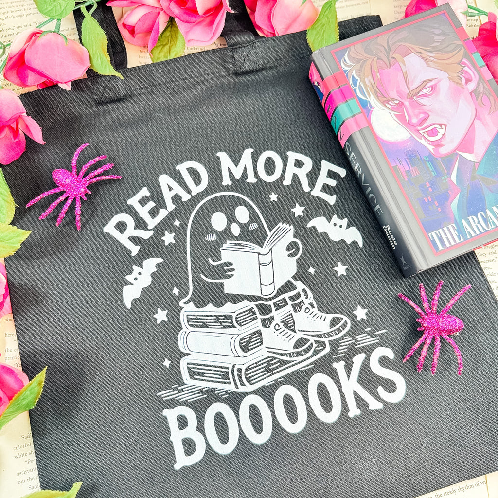 Read More Booooks canvas tote bag, view 2