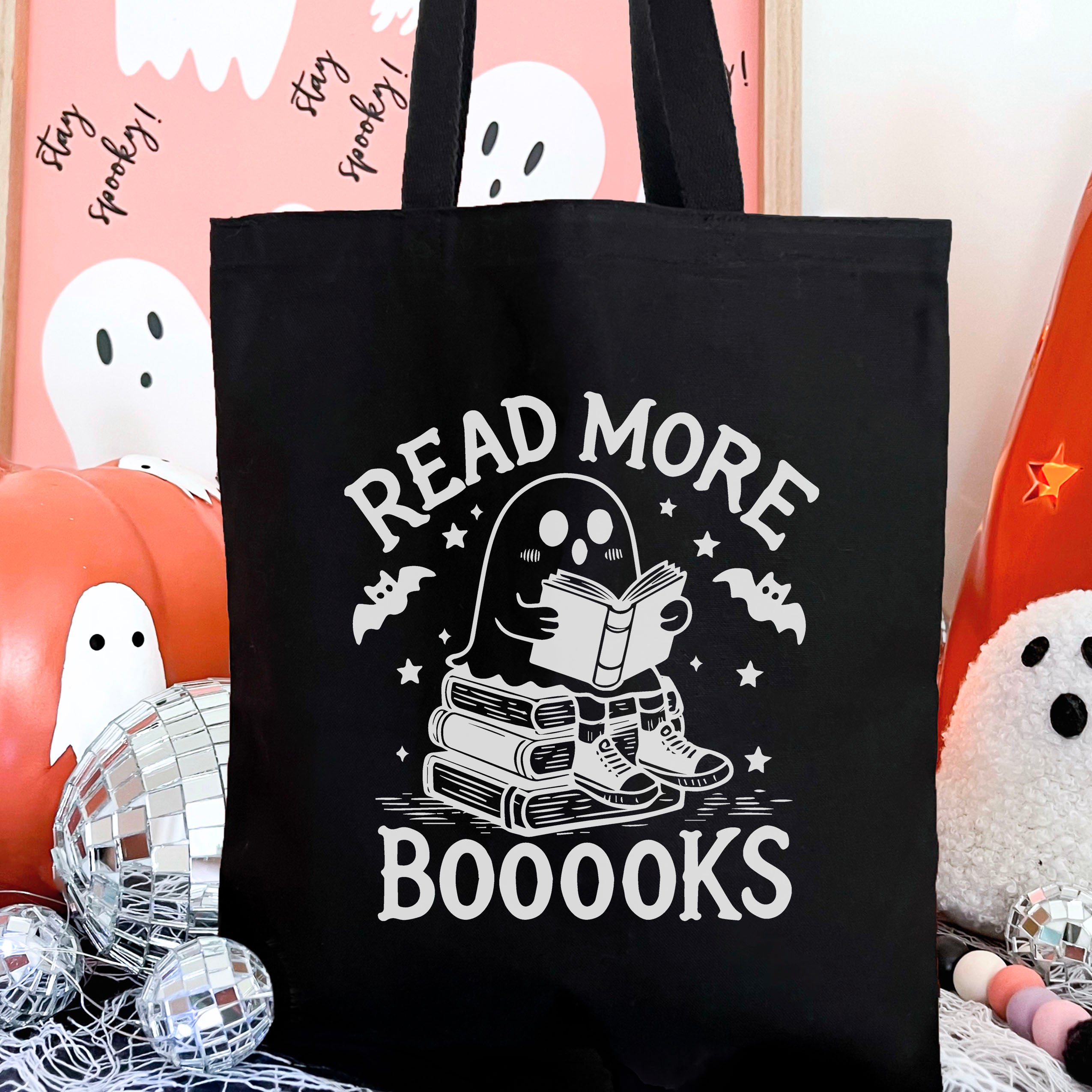 Read More Booooks canvas tote bag, view 4