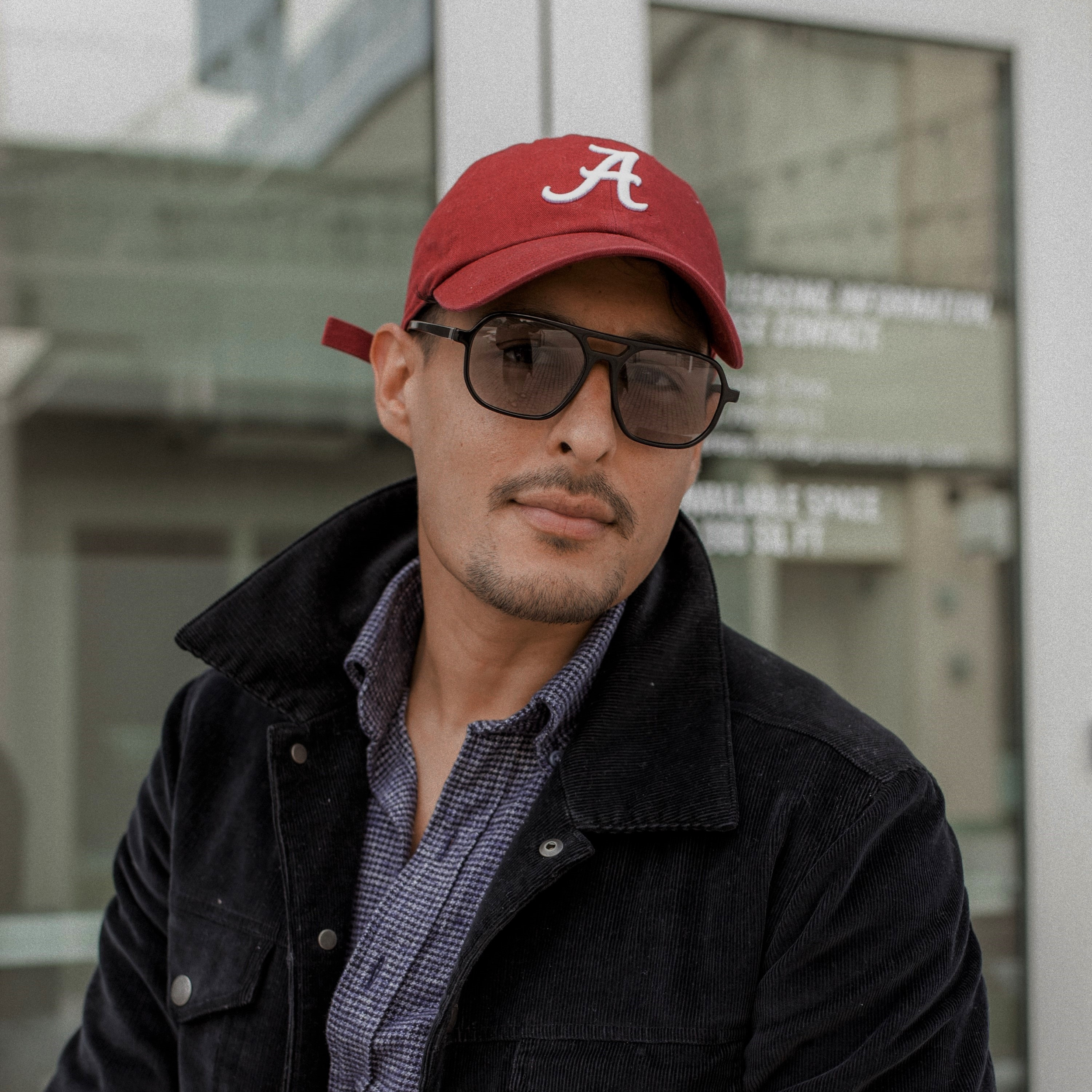 Ellis Aviator Photochromic Reading Glasses in Cedar and Charcoal, view 6