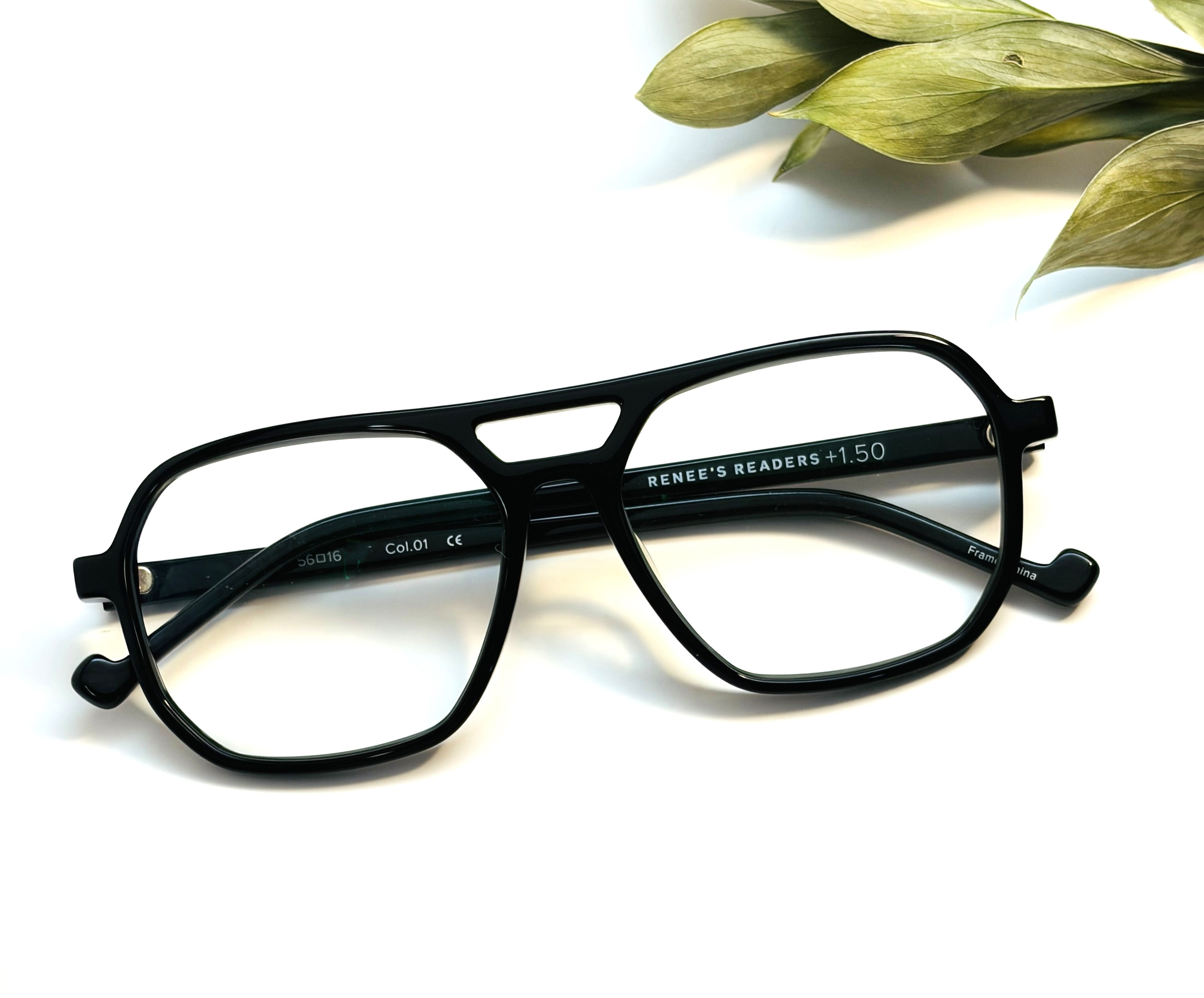 Ellis Oversized Aviator Photochromic Reading Glasses, view 6