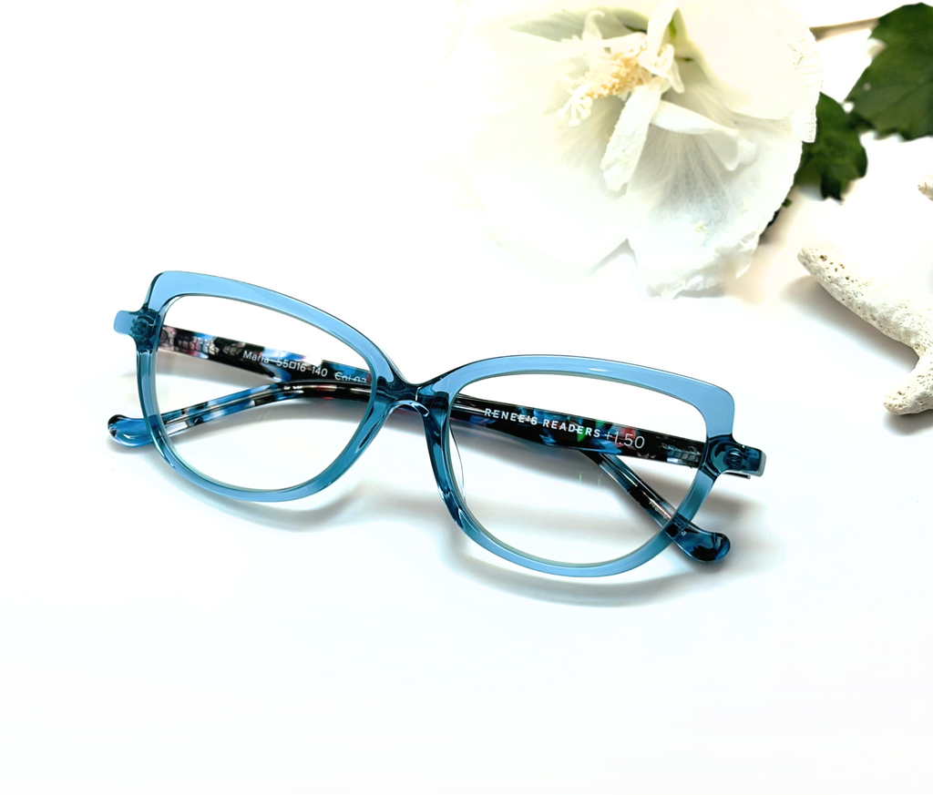 Maria Oversized Cat Eye Photochromic Reading Glasses, view 6