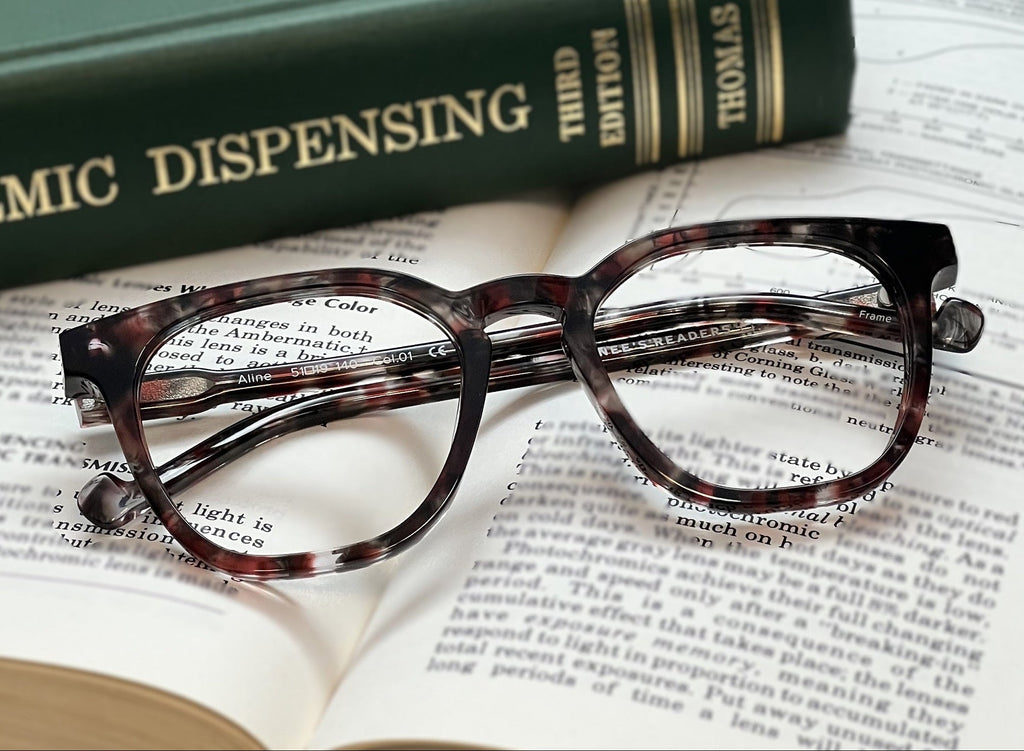 Aline Mixed Tortoise Blue Light Reading Glasses, view 2