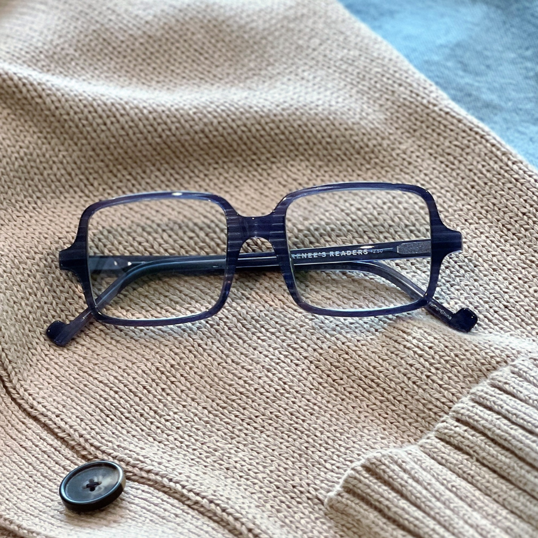 Renee Mid Century Oversized Photochromic Reading Glasses, view 10