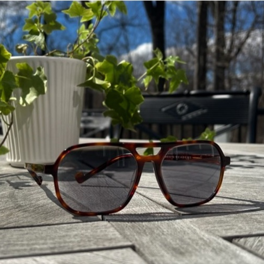 Ellis Oversized Aviator Photochromic Reading Glasses, view 7