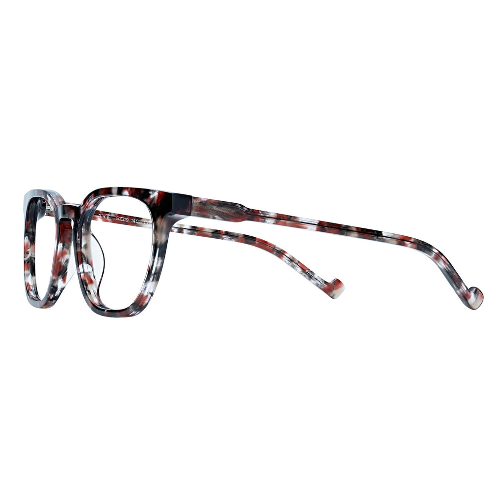 Aline Mixed Tortoise Blue Light Reading Glasses, view 3