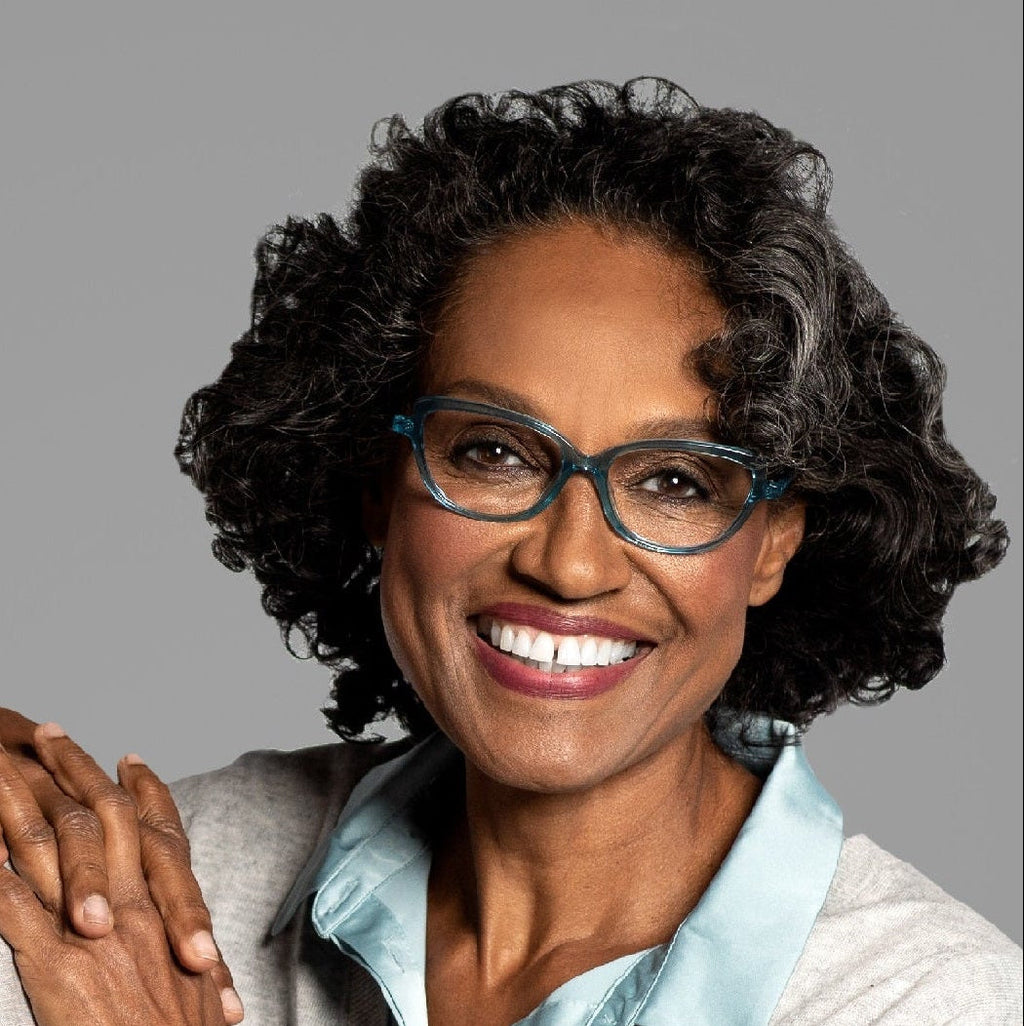 Maria Oversized Cat Eye Photochromic Reading Glasses, view 2