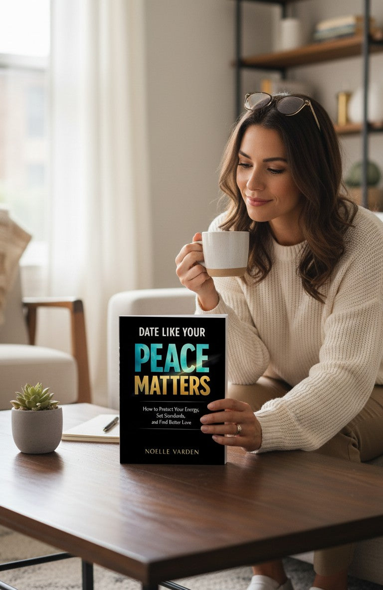 Thrive Collective Publishing: Date Like Your Peace Matters book cover. Subtitle: How to Protect Your Energy, Set Standards, and Find Better Love.