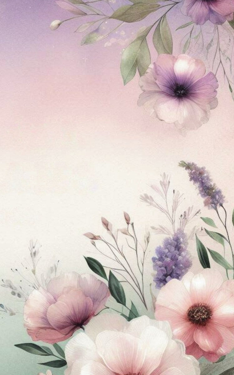Thrive Collective Publishing Floral Dreams journal cover with pink and purple watercolor flowers and green leaves.