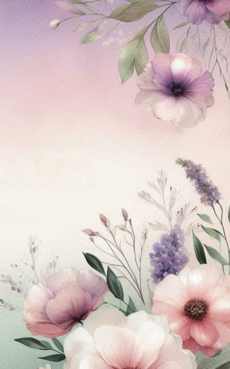 Thrive Collective Publishing Just Write journal cover with pink and purple watercolor flowers and green leaves.