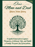Thrive Collective Publishing Dear Mom and Dad, Share Your Story guided journal with tree of life design.