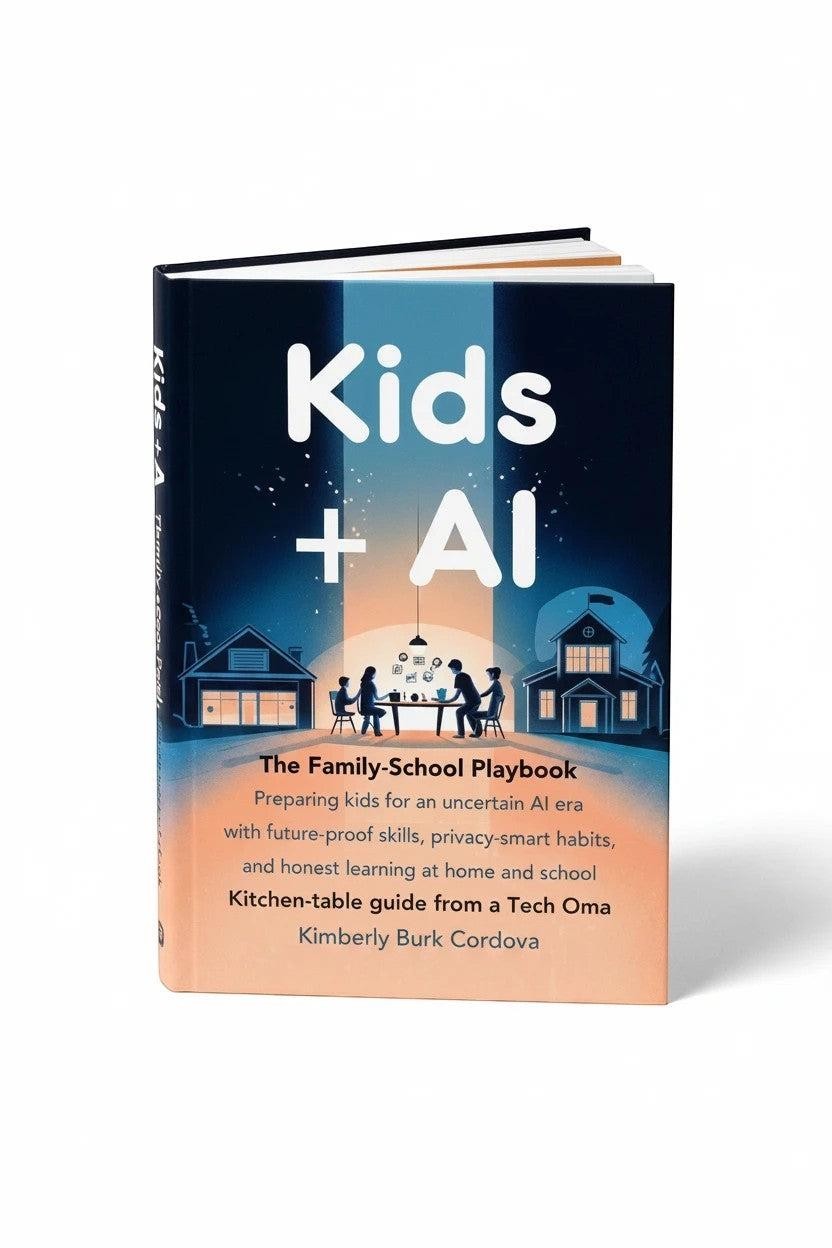 Thrive Collective Publishing Kids + AI: The Family-School Playbook, a guide for parents and educators on raising children in an AI-saturated world.
