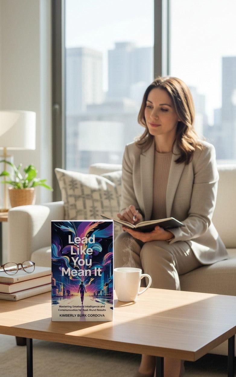 Thrive Collective Publishing book, Lead Like You Mean It, about emotional intelligence and communication for leaders.
