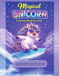 Magical Unicorn coloring book cover