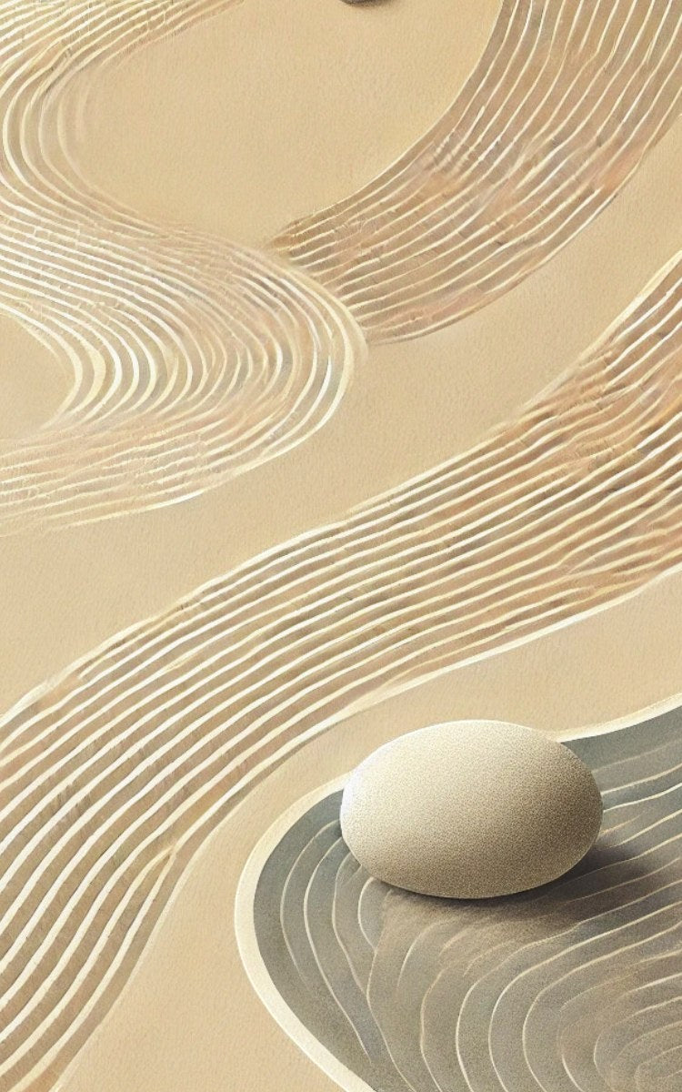 Thrive Collective Publishing Just Write Zen Garden Edition journal with minimalist cover and lined pages for reflection.