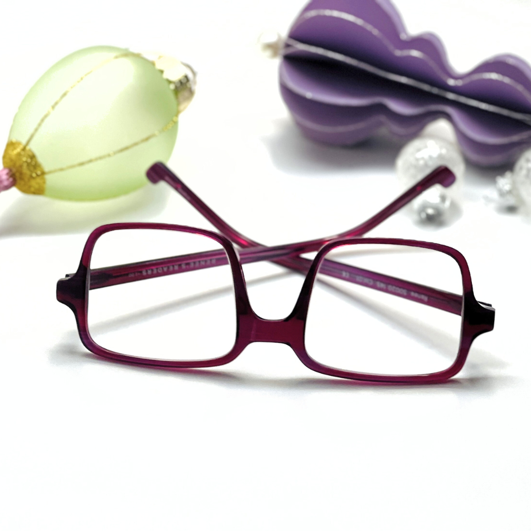 Renee Mid Century Oversized Photochromic Reading Glasses, view 9